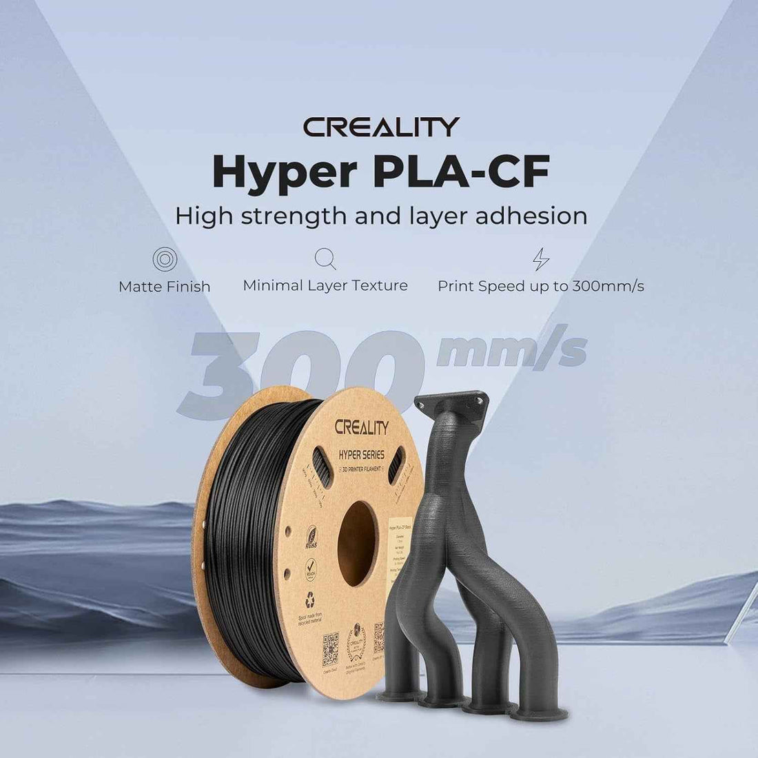 Filamento para Impressora 3D Creality Hyper PLA-CF 1.75mm 1KG